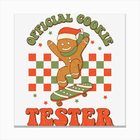 Official Cookie Tester Canvas Print