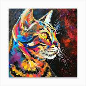 Kisha2849 Bengal Cat Colorful Picasso Style Full Page No Negati 756cdc07 Aa43 42ed Ab10 2ddf86f419c0 Canvas Print