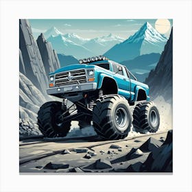 Monster Truck 10 Canvas Print
