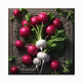 Radishes 43 Canvas Print