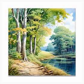 Landscape Painting 15 Canvas Print