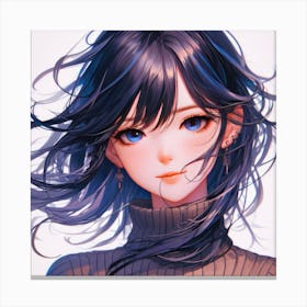 Anime Girl (14) Canvas Print