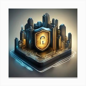 Security Concept Canvas Print