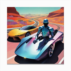 Futuristic Cars 1 Canvas Print