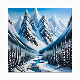 Winter Landscape 1 Canvas Print