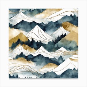 Mountains In The Sky Canvas Print