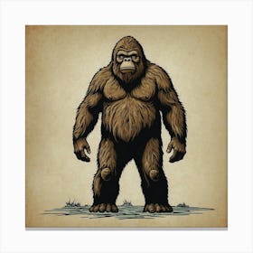 Bigfoot 9 Canvas Print