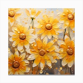 Yellow Daisies Canvas Print