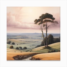 Landscape By John Wilson Canvas Print