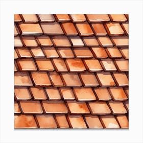 Tiled Roof 11 Canvas Print