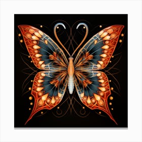 Fiesta Butterfly Canvas Print