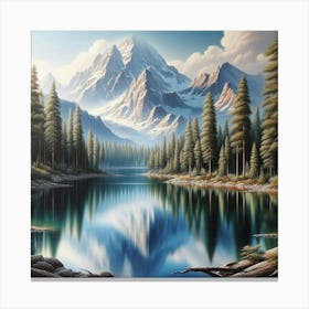 Mountain Lake 64 Canvas Print