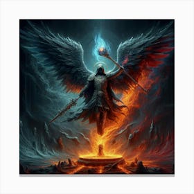 Angel Of Fire 3 Canvas Print