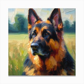 German Shepherd Canvas Print