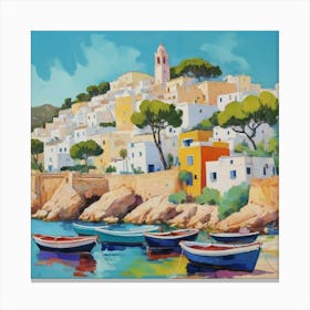 Ibiza Spain 6 Fauvist Painting Art Print 0 2 Canvas Print