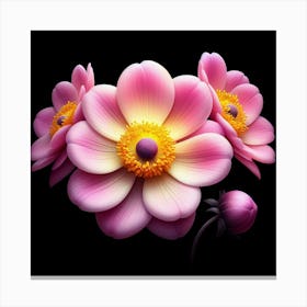 Pink Flowers Canvas Print