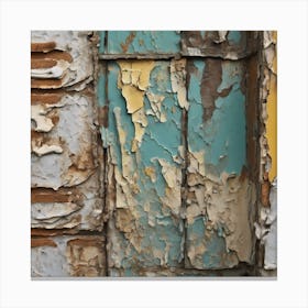 Peeling Paint 9 Canvas Print