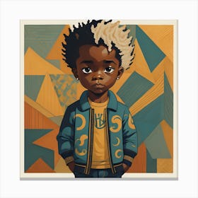 Afro Boy 1 Canvas Print