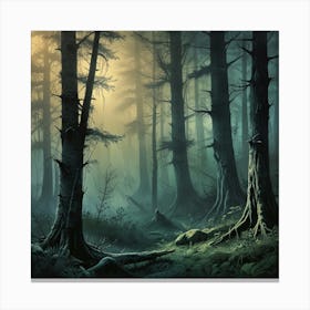 Dark Forest 2 Canvas Print