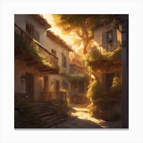 328905 Sunlit Setting Infuse The Scene With Warm, Golden Xl 1024 V1 0 Canvas Print