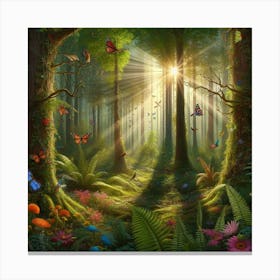 Fairy Forest 4 Canvas Print