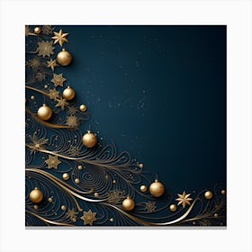 Christmas Tree Background 9 Canvas Print