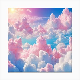 Pink Clouds In The Sky 1 Canvas Print