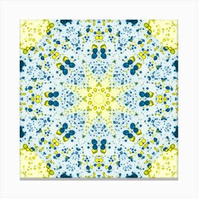 Abstraction Blue Yellow Ukraine Canvas Print