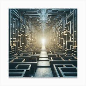 Maze Stock Photos And Royalty-Free Imagery Canvas Print