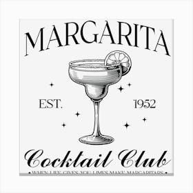 Margarita Cocktail Club Canvas Print
