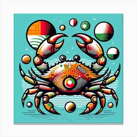 Crab. Canvas Print