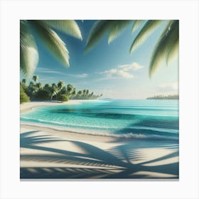 Tropical Beach 2 Canvas Print