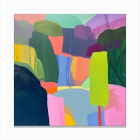 Abstract Park Collection St Stephens Green Dublin 3 Canvas Print