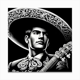 Mexican man Canvas Print