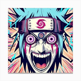 Manga Face Canvas Print