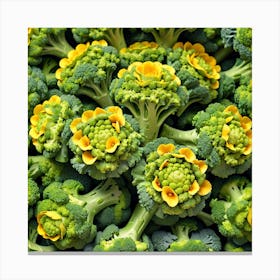 Florets Of Broccoli 4 Canvas Print