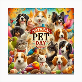 National Pet Day 01 Canvas Print