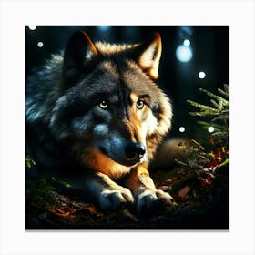 Wild Animal Creative Portrait 172 Canvas Print