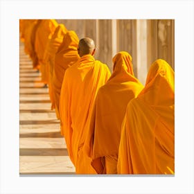 Buddhist Monks 6 Canvas Print