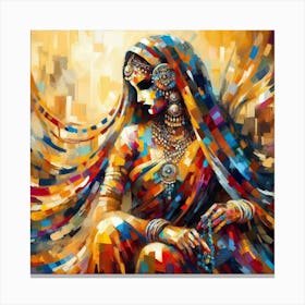 Indian Woman 1 Canvas Print