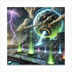 Atmospheric Disruptor Cannon Canvas Print