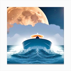 Moonlight Cruise 42 Canvas Print