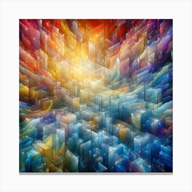 Abstract City 1 Canvas Print