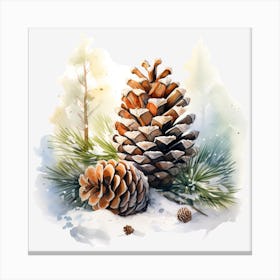 Pine Cones 2 Canvas Print