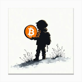 Bitcoin Boy 5 Canvas Print