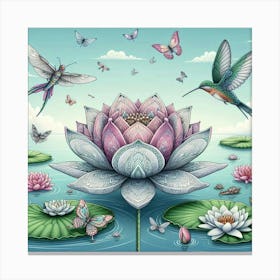 Lotus Flower 10 Canvas Print