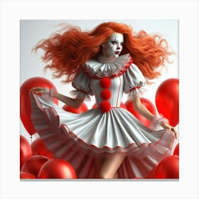 Pennywise 8 Canvas Print