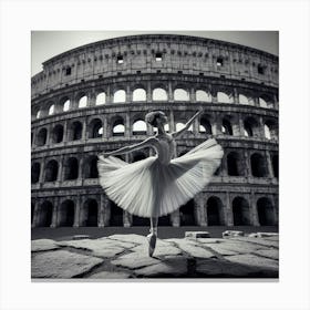 Ballet In Rome Canvas Print