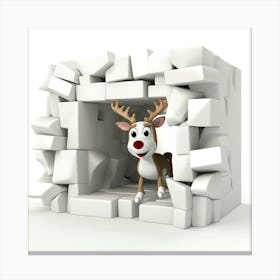 Reindeer Canvas Print