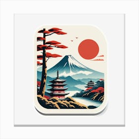 Japanese Landscape Canvas Print